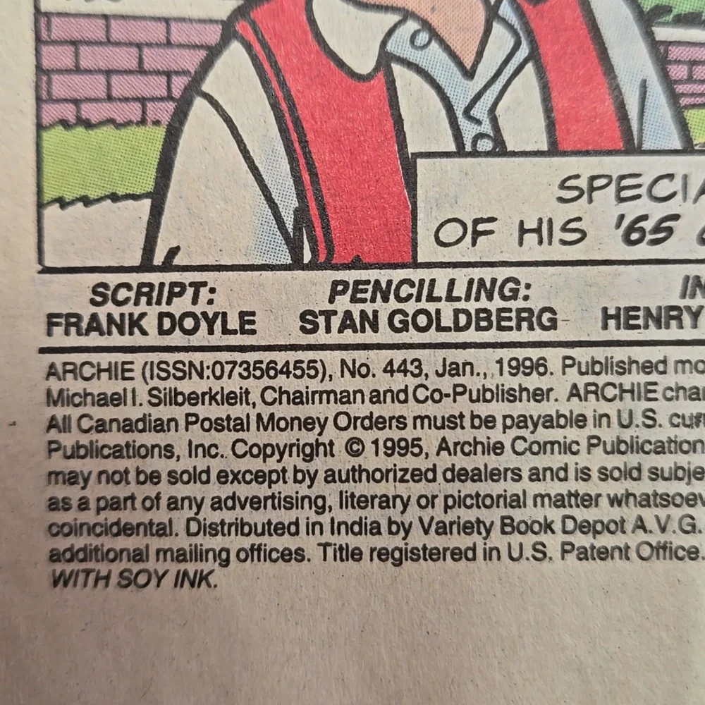 Archie Comics Issue No. 443 - Picture 6 of 8